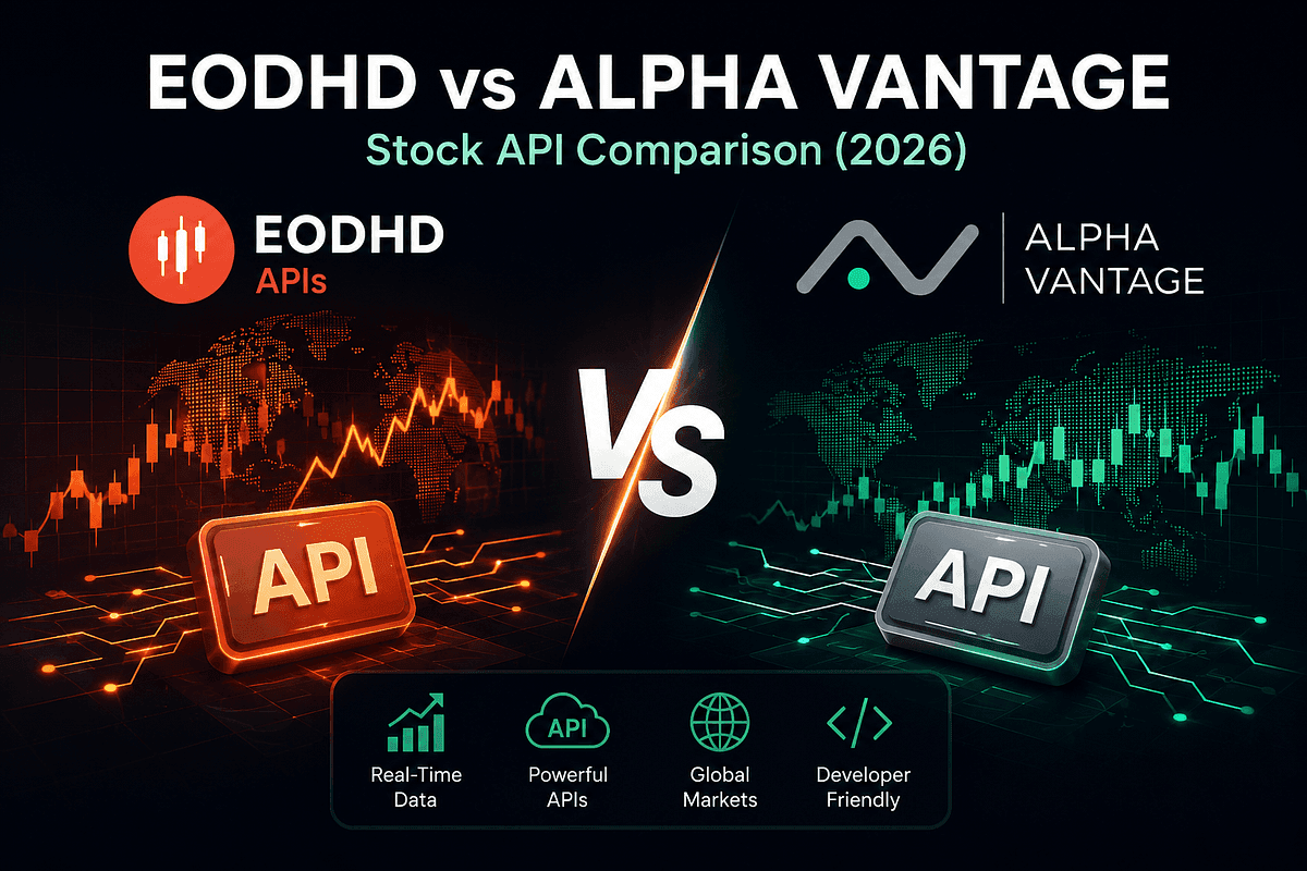 EODHD vs Alpha Vantage: APIs bursátiles (2026)