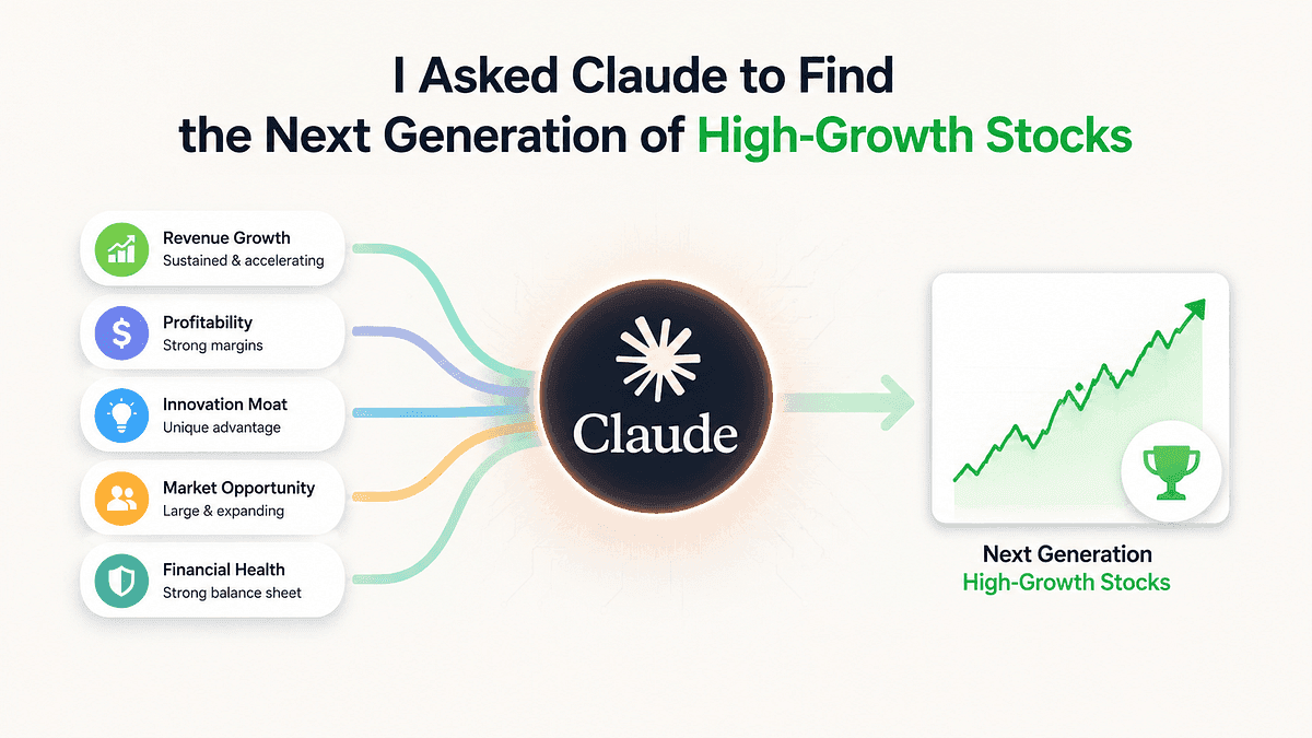 Le pedí a Claude que encontrara acciones de alto crecimiento