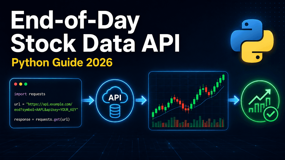 API de datos bursátiles End-of-Day en Python (2026)